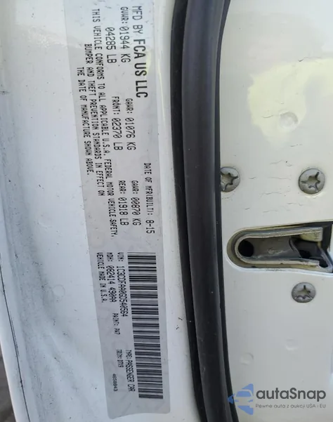 2016 Dodge Dart Se from USA, damaged, VIN 1C3CDFAA0GD540564